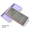 Stainless Steel Storage Tray Multifunctional Nail Art Plate Durable Metal Tray  For Nail Salon