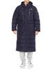 Training Wear Down Long Size Size S Coat, Water-Repellent, Navy, 32ME2550,