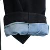 Paul Smith BLACK Flannel Wool Stainless Collar Coat 40 With Padded Liner Women Used