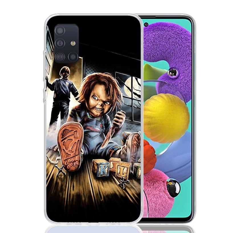 Chucky Child's Play Phone Case For Samsung Galaxy A52 A32 A22 A12 A02S A50S A30S A51 A31 AA71 Note 20 Ultra 10 S10 Plus Galaxy A