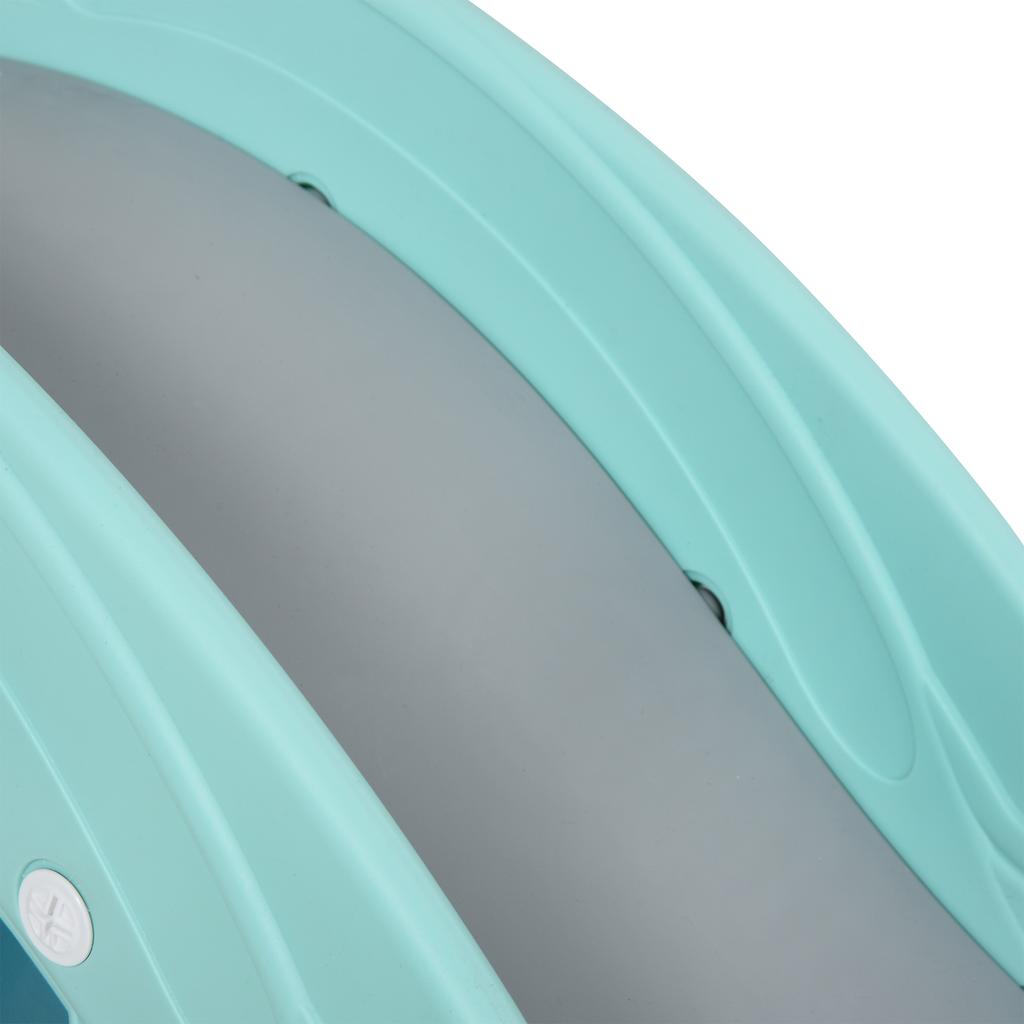 3-in-1 Baby Rocking Horse Portable Slide Basketball Hoop Equipment Indoor Outdoor Playground Toy, Age 18-36 Months, Green