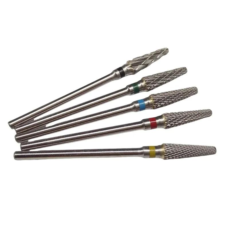 5Pcs/Set Tungsten Steel Drills Dental Tooth Polishing Grinding Head Multi-Functional Grinding Tool Drill For Dental Clinics
