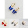 Fashionable Alloy Butterfly Earrings Perfect For Everyday Wear And Occasions