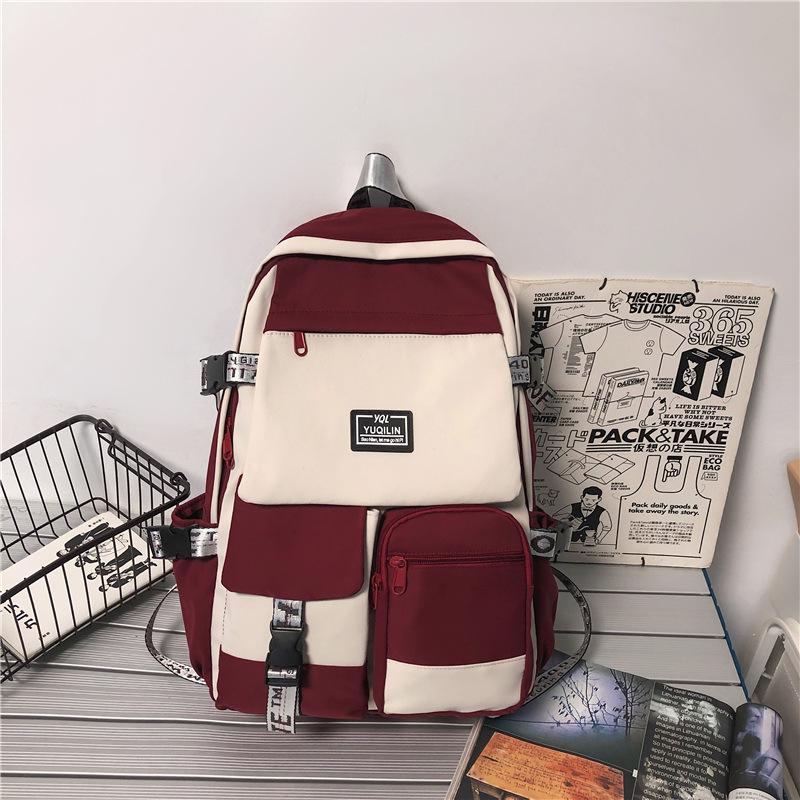 Korean Large Capacity Backpack for Students: Trendy Schoolbag for Boys, Girls, and Women