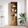 Highboard In Rustic Wood Look 50 X 35 X 180 Cm Engineered Wood