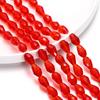 1 Strand 6-12mm Spacer Water Drop Shaped Beads AB Shine Glass Drop Pendant for DIY Earing Bracelet Jewelry Making Accessories