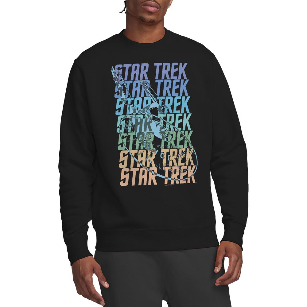 STAR TREK Unisex mikina pro dospělé Enterprise Multi Logo