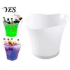Beer Bottle Cooler LED Light Up Ice Bucket, Glowing Bucket with Color Non-toxic Changing Lights, Battery Powered Champagne for Bar KTV Party