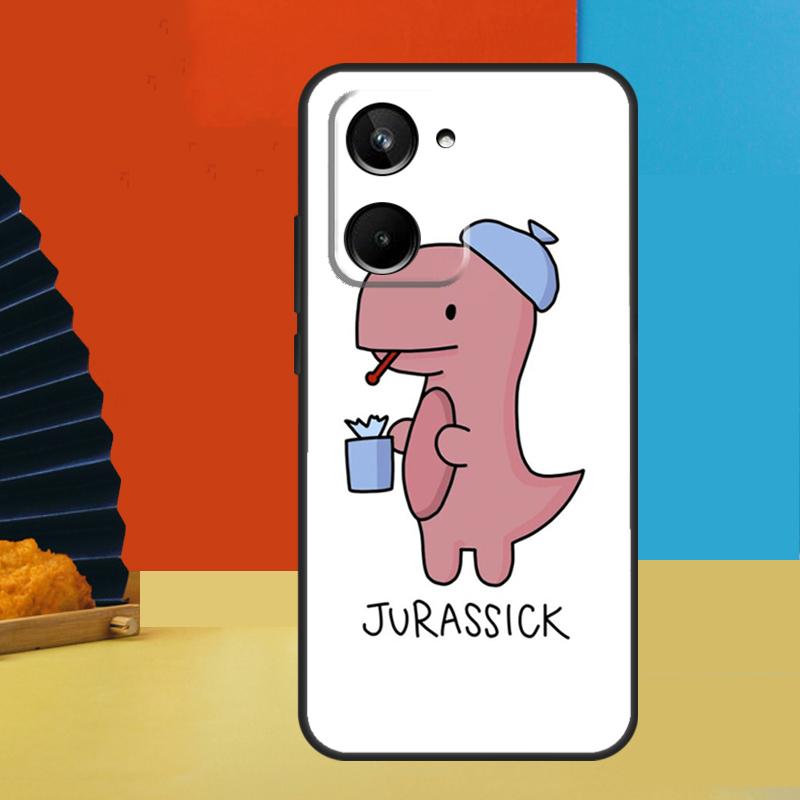 Fun Dinosaur Pattern Dino For Realme C75 C71 C55 C53 C67 C61 C33 C63 C51 10 11 12 13 14 Pro Plus C65 GT7 15 Pro Case