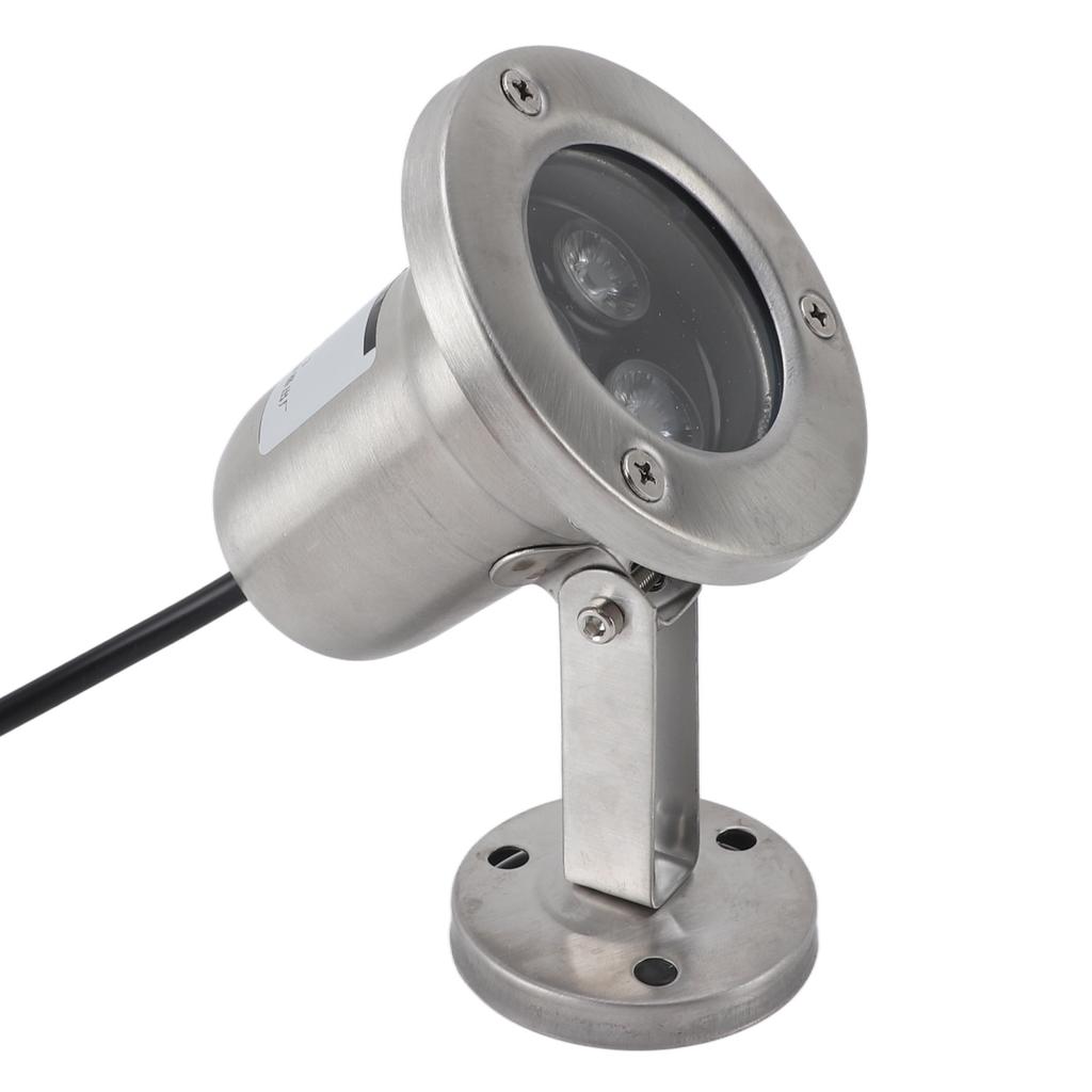 Pond Light 3W LED Stainless Steel IP68 Waterproof Energy Saving Submersible   for Fountain Underwater Pool