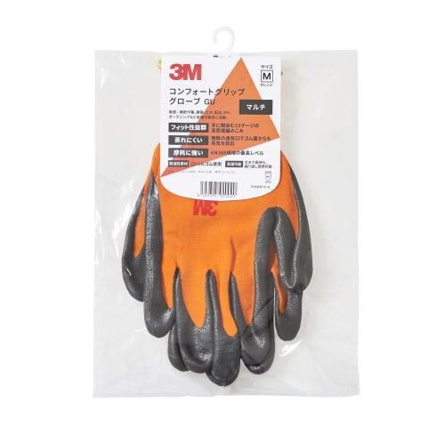 [.co.jp limited] 3M Work Gloves Comfort Grip Gloves Orange M Size GLOVE-ORA-M