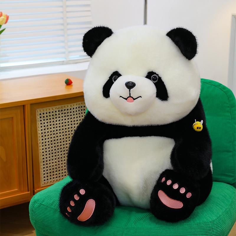 Cute and Naive Simulation Panda Doll Sleeping Pillow Plush Toy Sleeping Doll Girl Rag Doll Birthday Gift