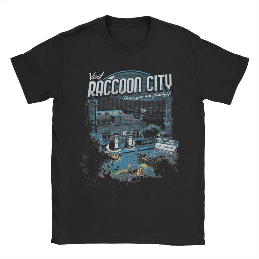 S.T.A.R.S. Prevailed Residents Evils  T Shirts Pure Cotton Novelty T-Shirt Round Neck Tees Short Sleeve Clothing Summer