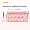 DAREU COOL60 Pink Transparent Magnetic Switch Gaming Keyboard