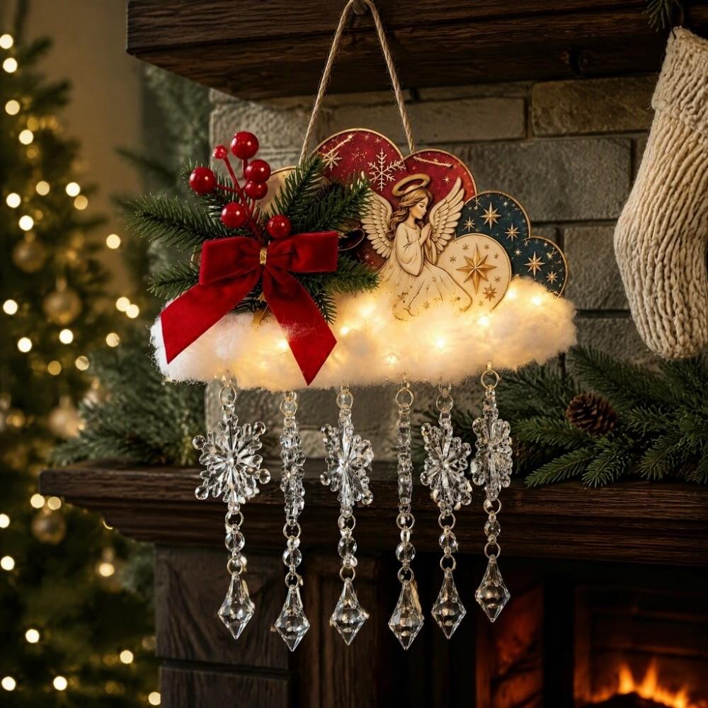 String of Lights Christmas Decoration Ornament Red Fruit Christmas Tree Decoration Night