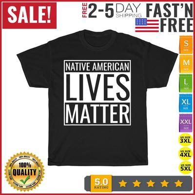 Native American Lives Matter Tag des indigenen Volkes Vintage T-Shirt Männer Frauen