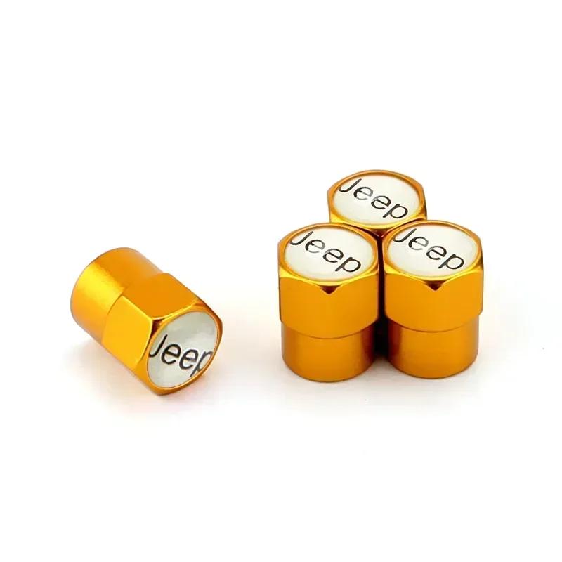 Nakrętki na wentyle kół samochodowych pyłoszczelne ze stopu do Jeepa Grand Cherokee Commander Wrangler Jk TJ JL Liberty Patriot Compa