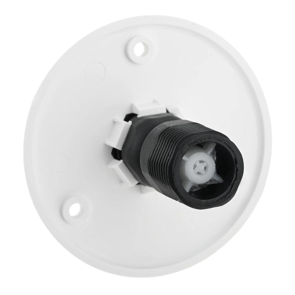 RV City Water Fill Inlet and Check Valve,Threaded Tube Flange Length 3" To 1/2",Water Hose Connector for Camper Motorhome Marine