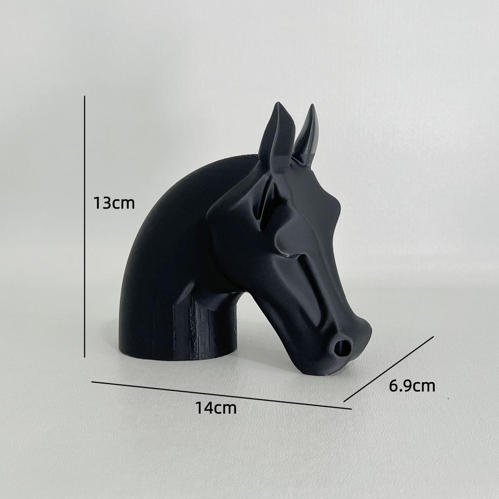 Funny Horse Head Cover Cap for Trailer Coupling Trailer Hitch Ball Cover Prevent Receiver Tube From Rusting