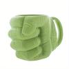 Marvel Hulk Keramische Mok, Grote Capaciteit Koffie , Theekop met Groen Vuist Ontwerp, Perfect voor Kerstmis , Halloween Decoratie