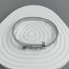 New Nail Zircon Stainless Steel Bracelet, High Quality Waterproof Couple Bracelet, Wife Gift