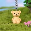 Cartoon Resin Bear Doll Women Men Cute Anime On Bag Car Trinket Jewelry Wedding Party Girls Gift Bag Charm