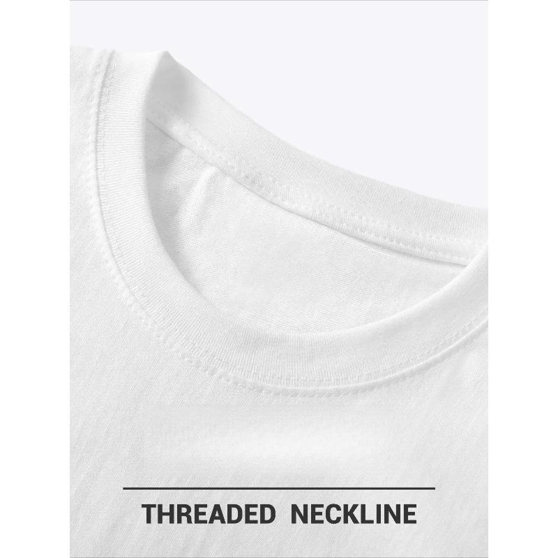 European Sizes Men'S Pure White T-Shirt | Mindset Revolution: Bold T-Shirt, Casual Style, Crew Neck, Regular Fit