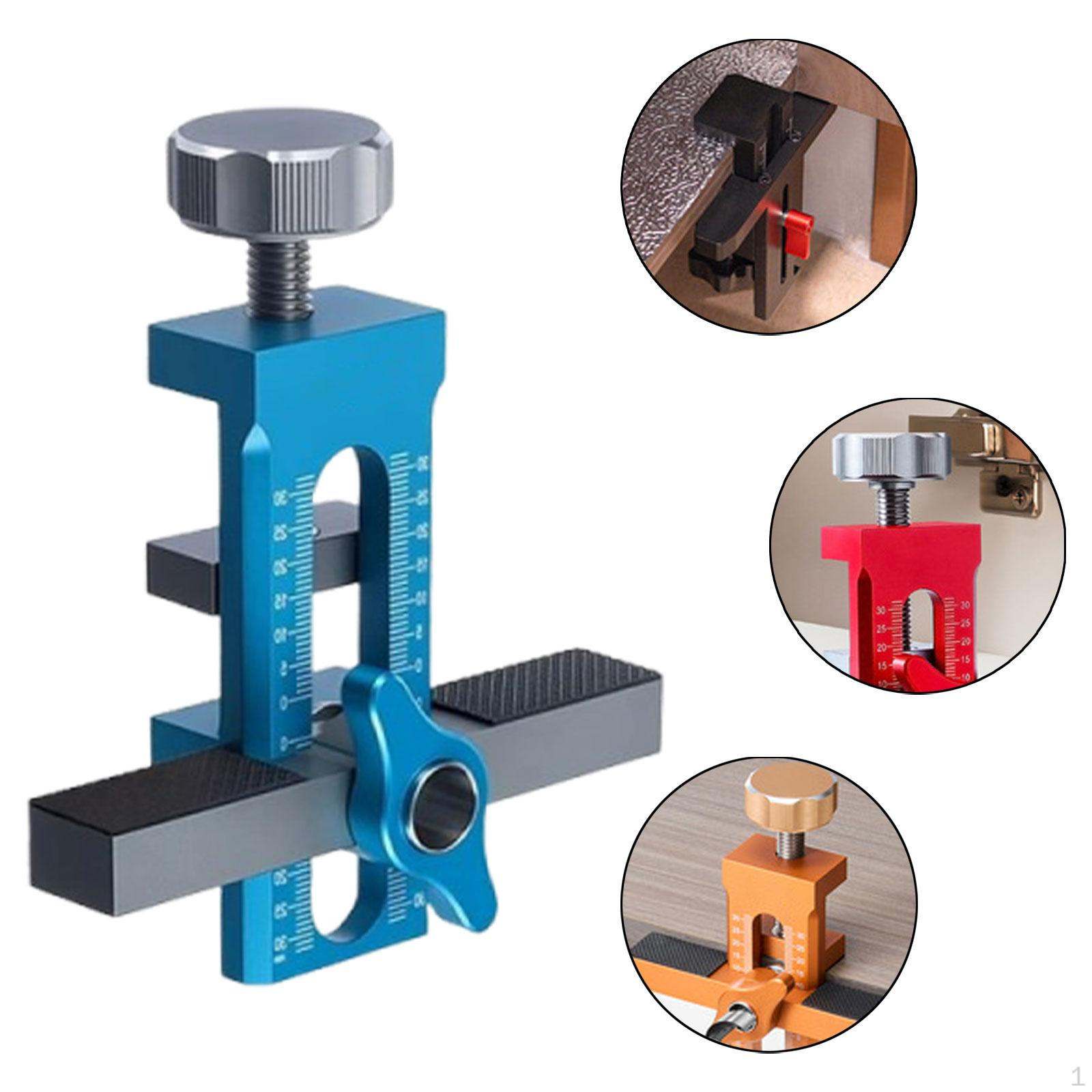 

Cabinet Door Mounting Jig Installation Tool Portable Compact Practical Sturdy Multipurpose