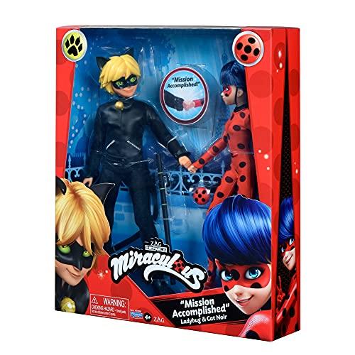 Miraculous Ladybug & Cat Noir Fashion Doll Set Fashion Dolls 2 Pack Doll Toy Gift Set