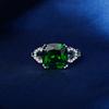 Hot-Selling New Sapphire Ring, Plated With Colored Ruby Emerald Ring Women'S Jewelry