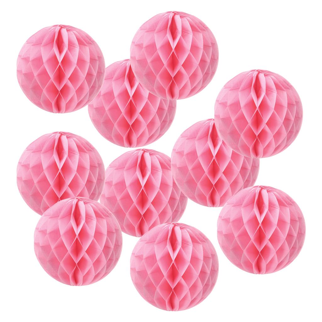 10pcs Tissue Paper Pom Poms Flower Balls Party Hanging Paper Flower Balls Decoration for Birthday Wedding Home Backdrop Decor