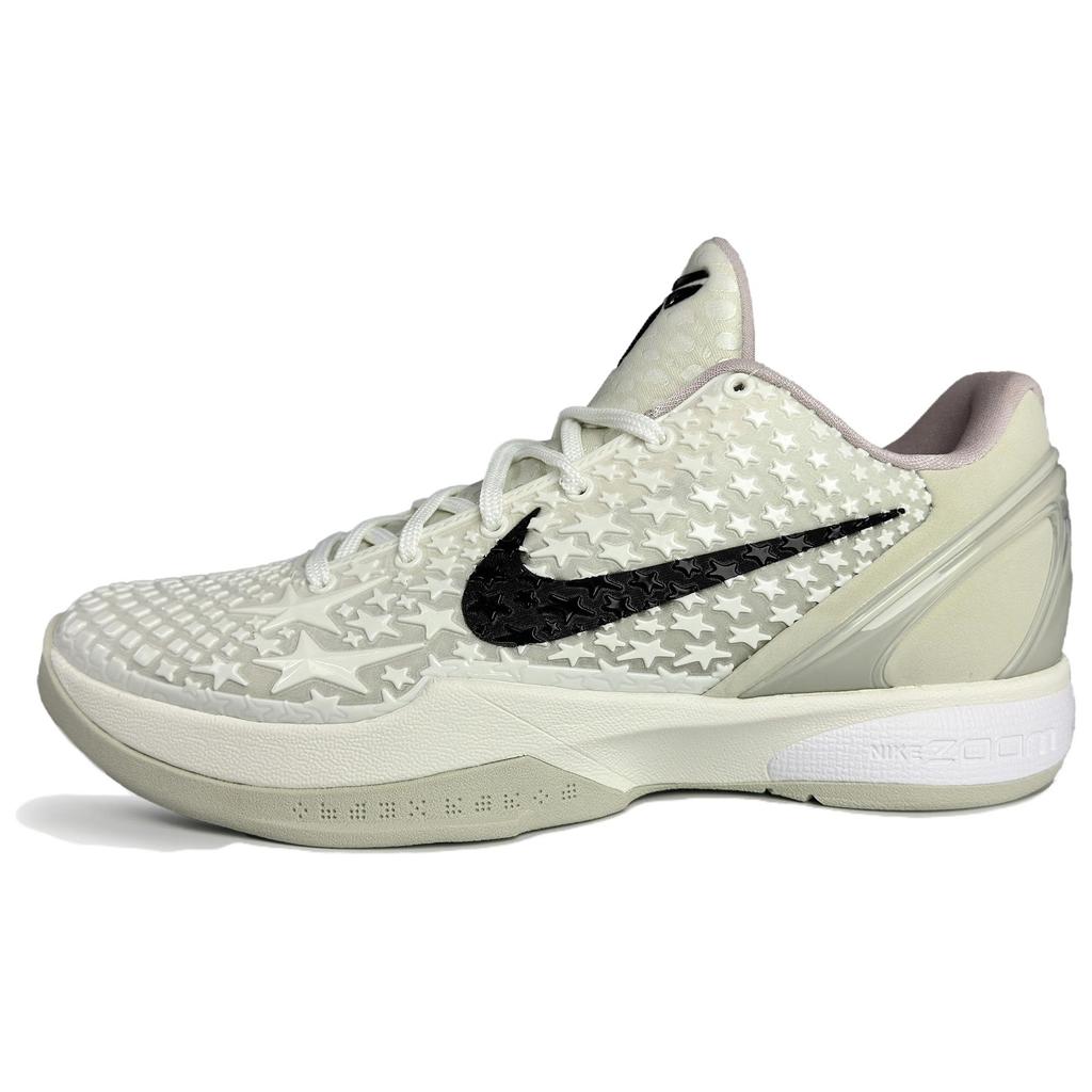 Nike Zoom Kobe 6 Slip Resistant Anti Rollover Low top Basketball Shoes Men's Purple FQ3546-100(Team258-10)