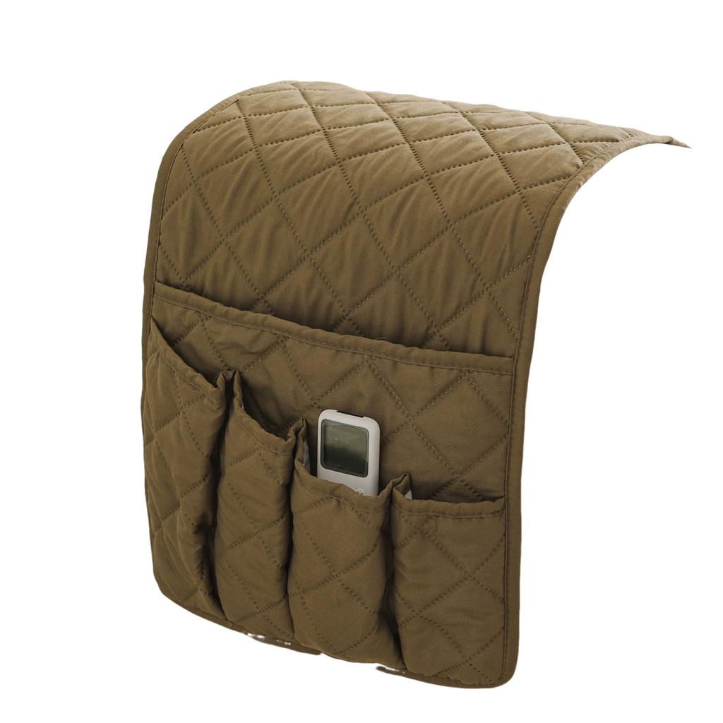 1 Stück Wasserabweisende Sofa-Armlehnenbezüge Kariert Sessel-Armlehnenschoner mit Aufbewahrungstasche für Wohnzimmermöbel Überwurf