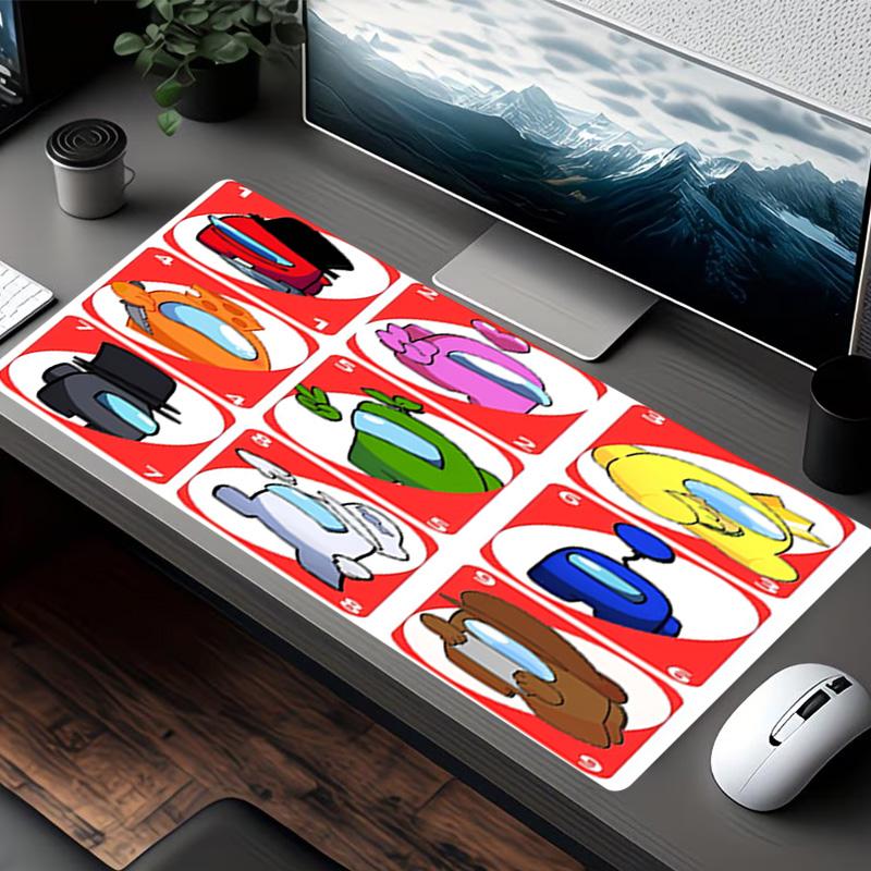 Among Us Print Mouse Pad, for Keyboard Pad Laptop PC Mat for Office Home Use, Desk Decor, Perfect Birthday Gift for Gamers
