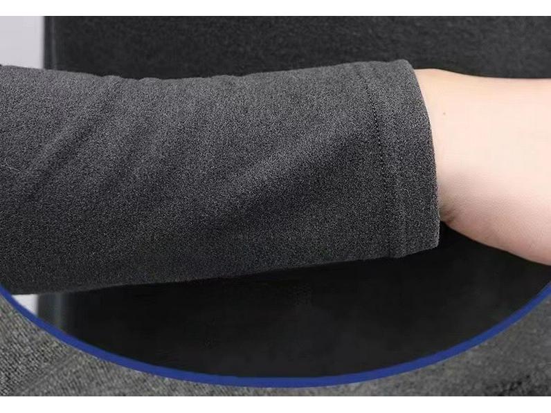 Men's Graphene Self-Heating Velvet Suit with High Waist Trousers for Autumn/Winter