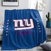 Giants Printed Flannel Blanket, soft throw for bedroom sofa, washable, fan merchandise, great gift.