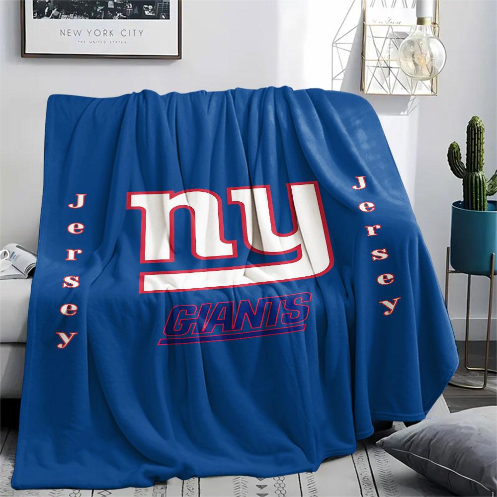 Giants Printed Flannel Blanket, soft throw for bedroom sofa, washable, fan merchandise, great gift.