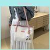 Stylish Street Fashion 2024 New Large Capacity Tote Bag For Women With Zipper Closure And Inner Pocket In Black Pink And Brown