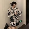 Lazy Style Shirt for Women with Hong Kong Style Retro Charm and A Sense of Design Chic Long-sleeved Slightly Mature Top