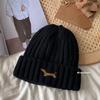 Dachshund Puppy~ Winter Fleece Thickened Warm Ear Protector Pit Wool Hat Big Head Circumference Show Small Face Knitted Hat