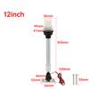 12Inch Fold Down Boat LED Navigation Light for Yacht Marine Navigation Anchor Light 12V Sailing Signal Light 360 Degree Round 7