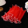 Double-Headed Pearl Wave Yarn: Elegant Polyester Wrap for Bouquets & Cake Decor, Luxurious Floral Packaging Material