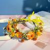 Forest Flower Wreath Flower Garland Headpiece Fashion Floral Headband  Wedding