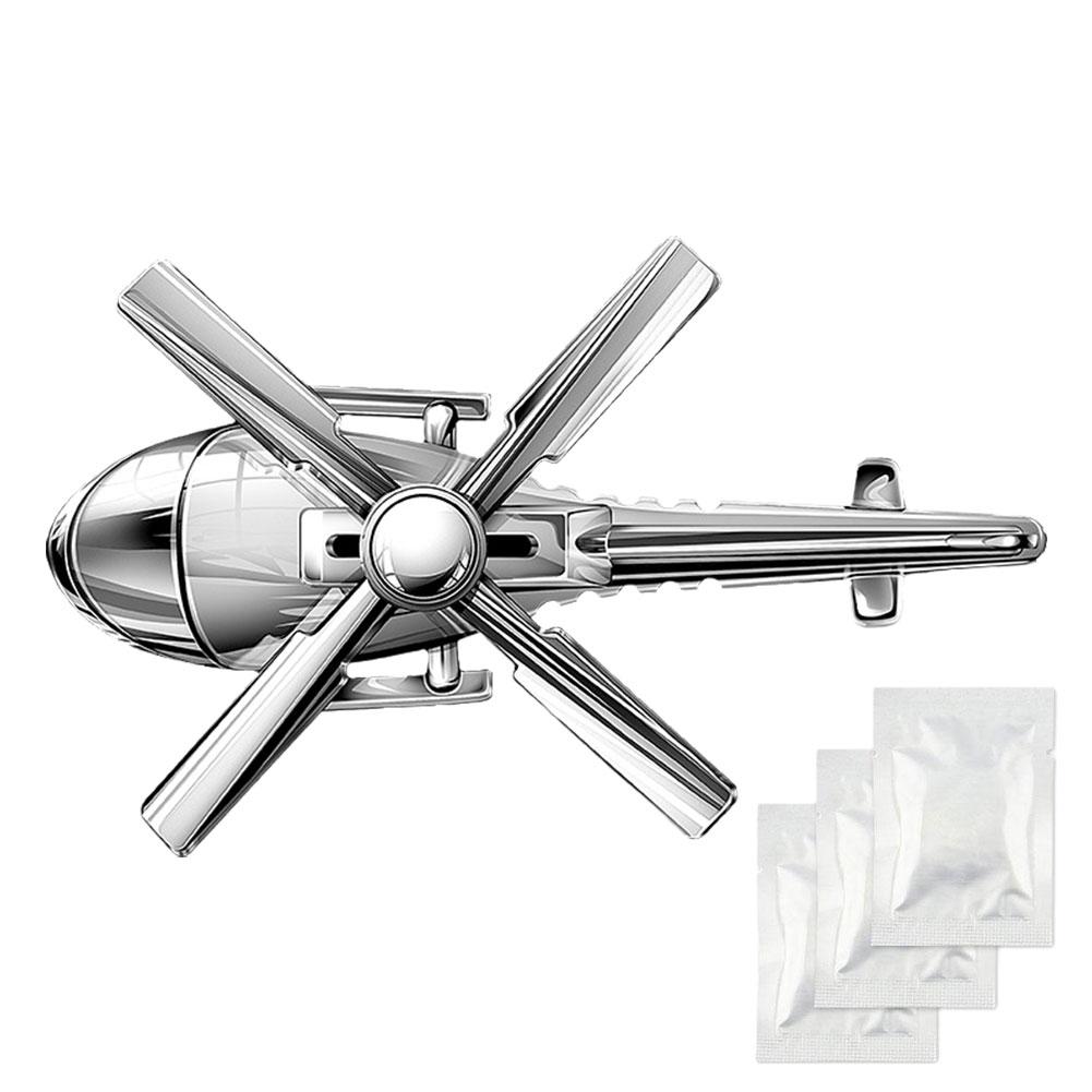 Car Air Freshener Mini Helicopter Rotating Aromatherapy Purifie Odors Car Essential Oil Diffuser For Car Office U3q3