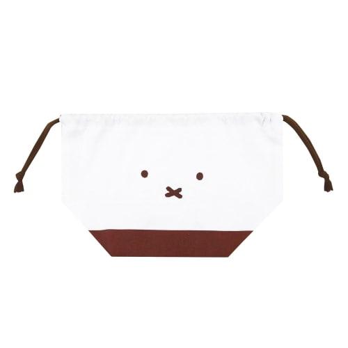 Kutsuwa Miffy Face Women's Lunch Series Lunch Bag MF836 Made In Japan