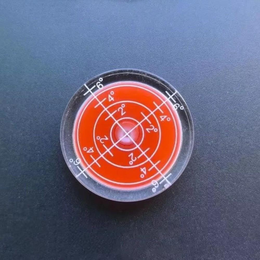 32mm Size Spirit Bubble Level 20°-30° Accuracy Round Measuring Meter  For Surface Leveling
