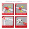 New DIYS Children Sport Portable Children Football Soccer Goal Net With Ball Pump Kids Mini Football Gate Toy Sport