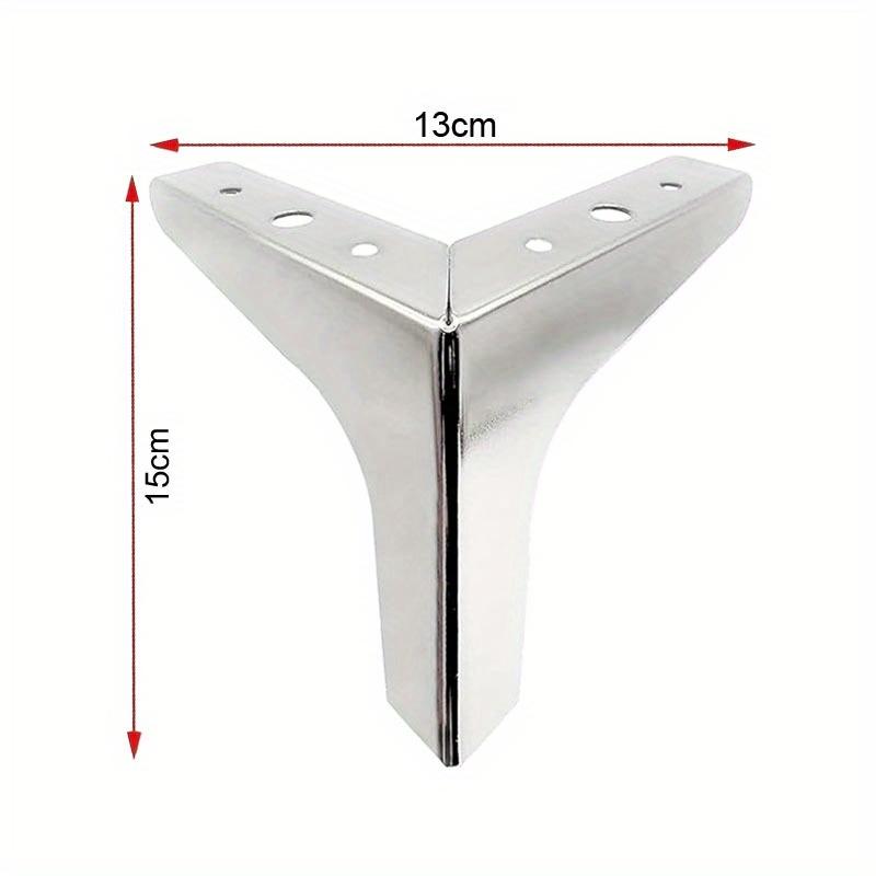 4pcs Modern Metal Furniture Legs Furniture Legs Replacement for Dresser Cabinet Couch