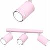 Children's Ceiling Lamp Plafon Spot for a Girl Led Gu10 Butterflies Pink
