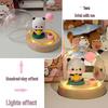 One Two Bubu Cute Luminous Glass Christmas Crystal Ball Night Light Gift for Girls & Best Friends
